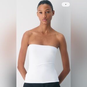 Aritzia White Contour Tube Top
